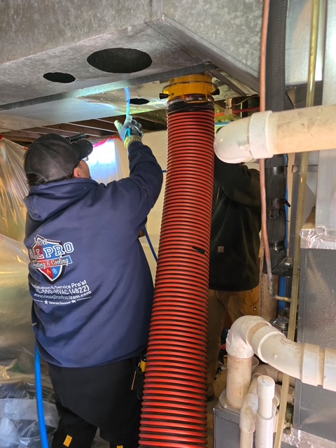 Iowa All Pro duct cleaning trailer